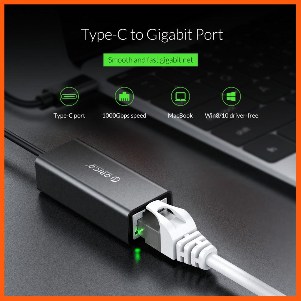 #ลดราคา ORICO (XC-R45) Type-C to Gigabit Ethernet Adapter