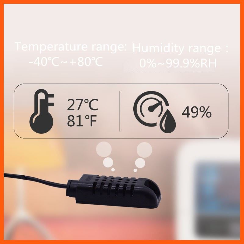 Sale: Sonoff sensor วัดได้ทั้งอุณหภูมิและความชื้นใช้งานร่วมกับ s22 และรุ่นอื่นๆ ได้ อุปกรณ์ปรับอากาศ