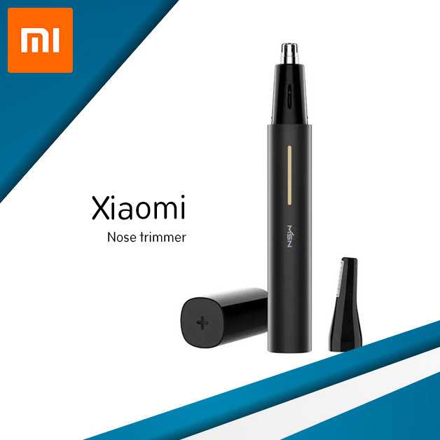 [สินค้าพร้อมส่ง]Original Product Xiaomi เครื่องตัดแต่งขนจมูก ไฟฟ้า กันน้ำ Xiaomi nose Trimmer ตัดขน