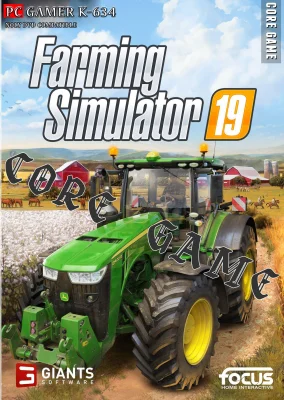 farming simulator 19 แผ่นเกมส์ แฟลชไดร์ฟ เกมส์คอมพิวเตอร์ PC โน๊ตบุ๊ค