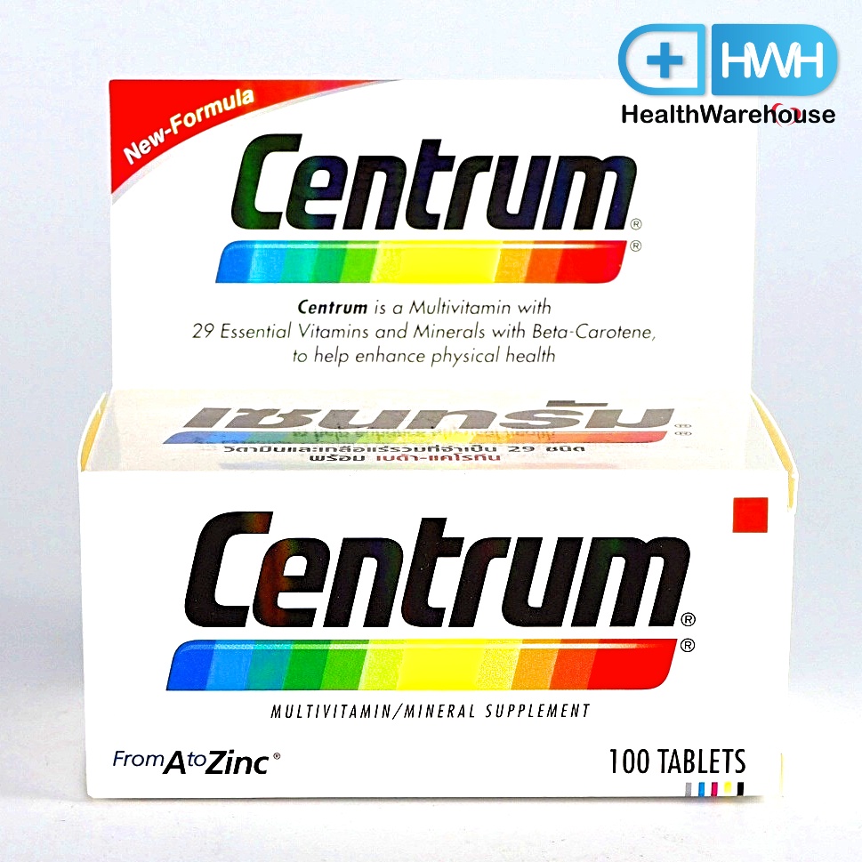 Centrum Multivitamins A to Zinc 100 เม็ด