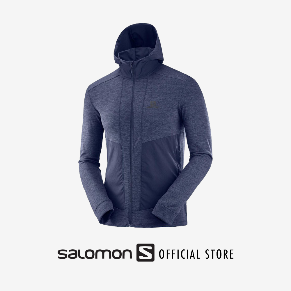 SALOMON OUTLINE MID JKT M เสื้อคลุมแขนยาว มีฮู้ด ผู้ชาย