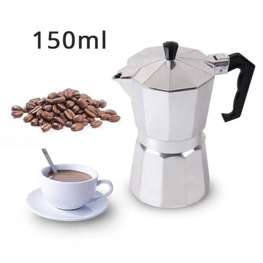 Moka Pot หม้อต้มกาแฟ กาต้มกาแฟ เครื่องชงกาแฟ มอคค่าพอท สำหรับ 3/6 ถ้วย 150/300 ml coffee pot