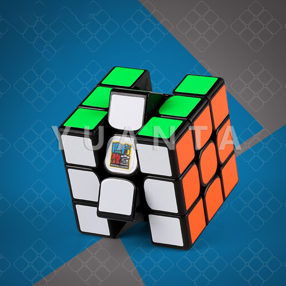 YUANTA ลูกบาศก์รูบิค 3 * 3 รูบิค ลูกบาศก์มายากลความเร็วระดับมืออาชีพ Twist Puzzle สำหรับ สำหรับผู้เริ่มต้นและการแข่งขัน Twist Puzzle Rubik's Cube for beginner & compe