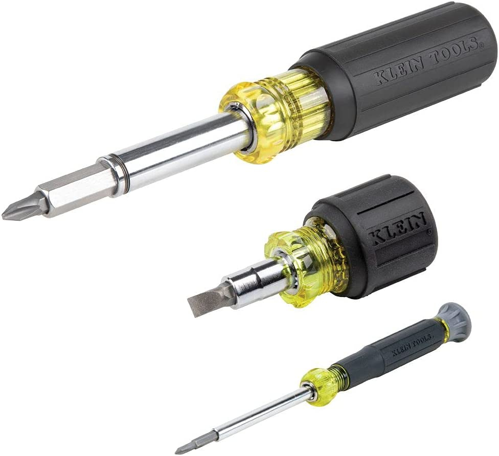 ‎Klein Tools Klein Tools 32614 Multibit Precision Screwdriver Set, 4in1 Electronics Pocket