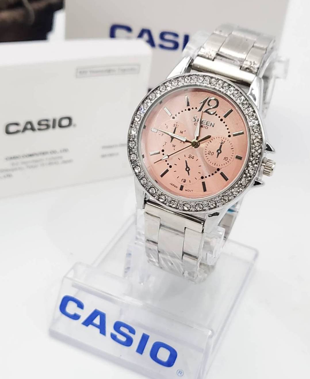นาฬิกา นาฬิกาข้อมือ นาฬิกาCasio Casio นาฬิกาคาสิโอ คาสิโอ นาฬิกาผู้หญิง แฟชั่น ใส่ทำงาน ใส่ไปเรียน ผู้หญิง สวย หรูหรามากแม่ ใส่ได้ทุกวัน