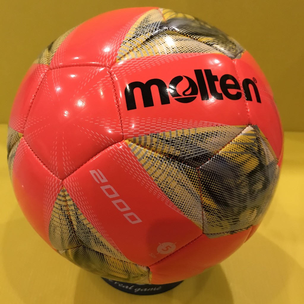 [ของแท้ 100-] ลูกฟุตบอล ลูกบอล molten F5A2000-RY ลูกฟุตบอลหนังเย็บ เบอร์5 ของแท้ 100- รุ่นใหม่ปี 2020