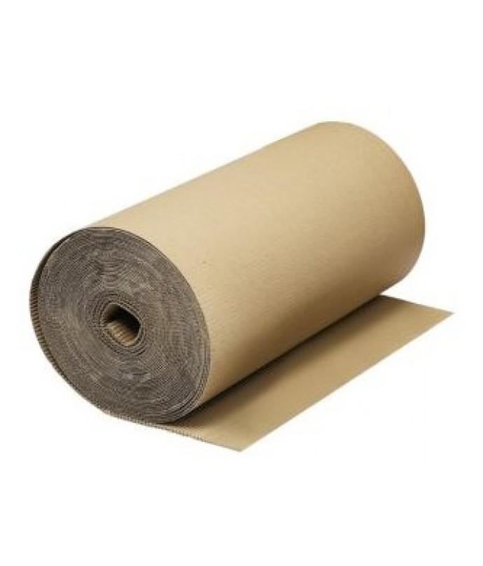 Bechoice  ม้วนกระดาลูกฟูก 2 ชั้น กระดาษลูกฟูกห่อสินค้า  กระดาษลูกฟูกกันกระแทกหนัก 15 kg ขนาด 122 ซม. ยาว 30 เมตร