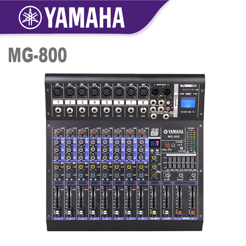 มิกเซอร์ YAMAHAแท้ MG600/800/1200 มิกเซอร์เอฟเฟค Mixer phantom power