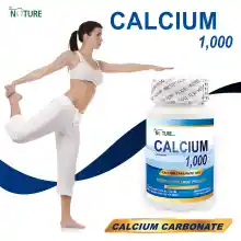 ภาพขนาดย่อของภาพหน้าปกสินค้าCalcium 1000 x 2 ขวด THE NATURE แคลเซียม คาร์บอเนต แคลเซียม 1000 เดอะ เนเจอร์ Calcium Carbonate จากร้าน Global Vitamin บน Lazada ภาพที่ 1