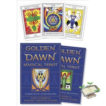 In order to live a creative life. !  Golden Dawn Magical Tarot (BOX TCR PA) [Paperback]