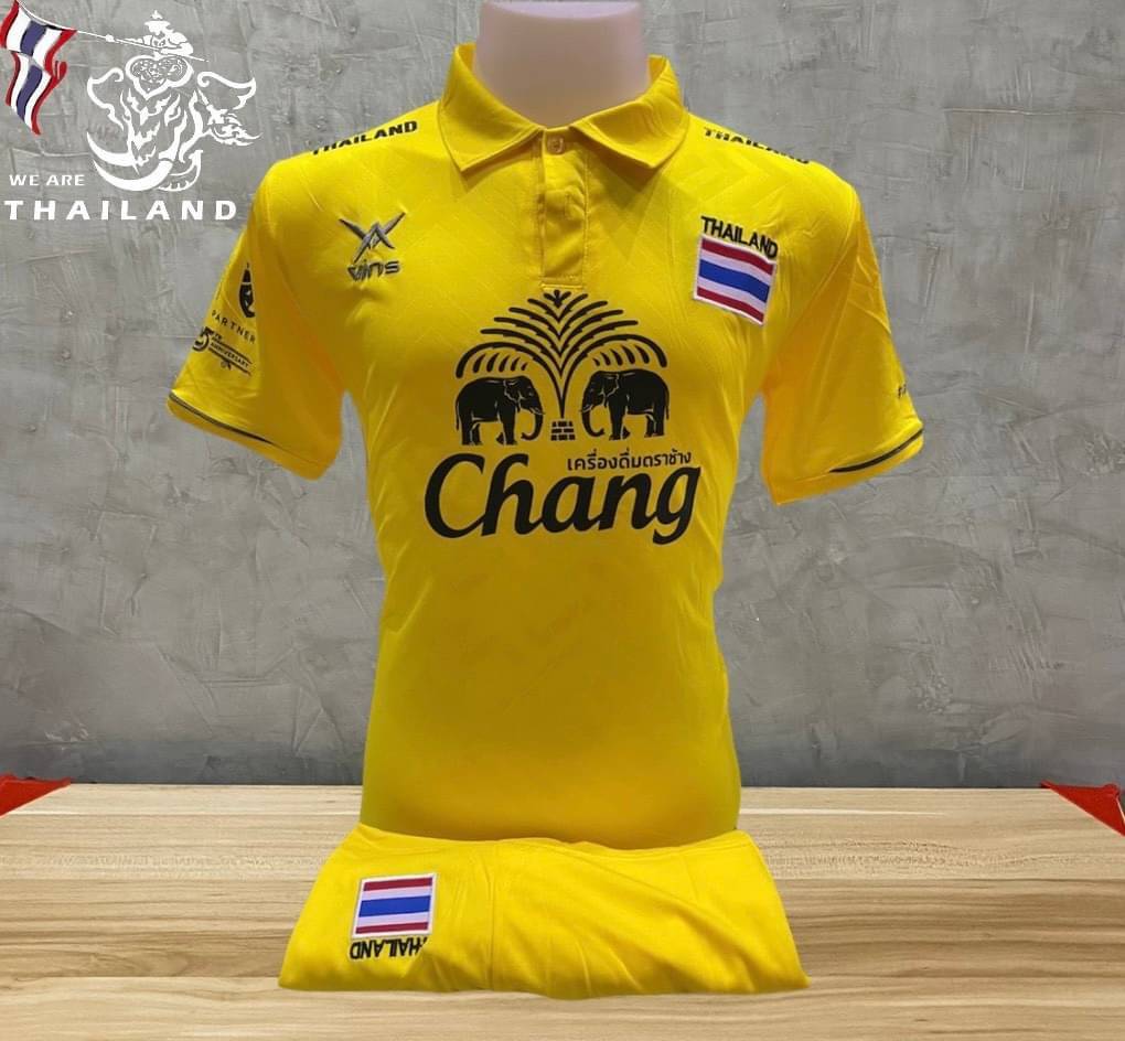 เสื้อบอลทีมชาติไทย ช้างศึก ได้ทั้งเสื้อเเละกางเกง