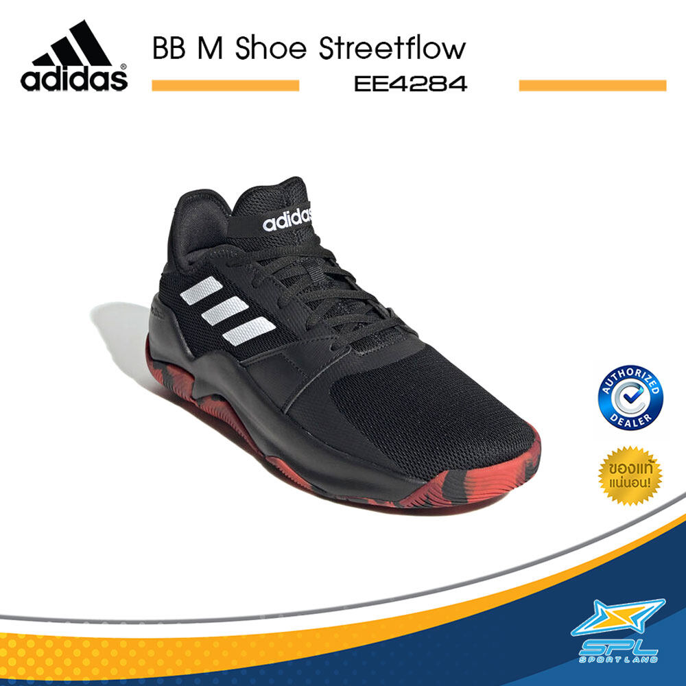Adidas รองเท้า บาสเกตบอล รองเท้าบาส รองเท้ากีฬา อดิดาส Basketball Man Shoe Streetflow EE4284 (2800) สี สีดำ