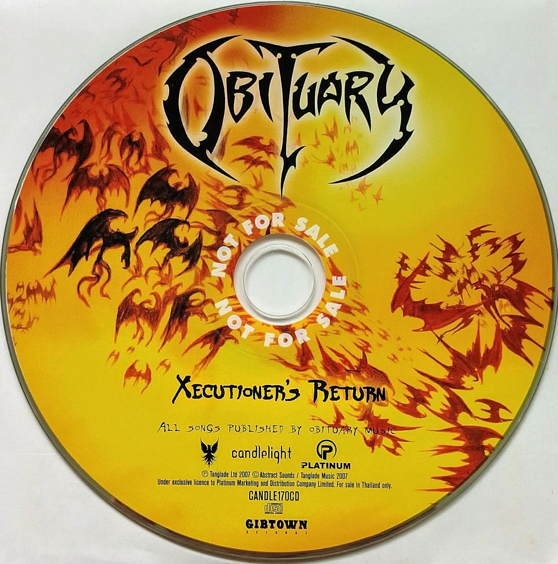 CD (Promotion) Obituary - Xecutioner's Return (CD Only)