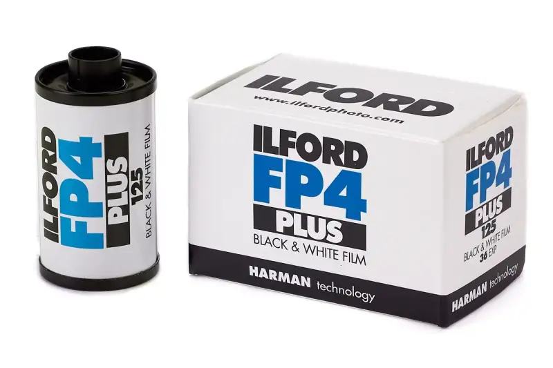 ภาพหน้าปกสินค้าฟิล์มขาวดำ ILFORD FP4 Plus 125 35mm 135-36 Black and White Film จากร้าน bkkfilm88 บน Lazada