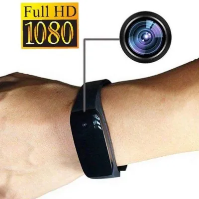hot กล้องนาฬิกาข้อมือ FULLHD 18P บันทึกเสียงและภาพชัดเจน ()