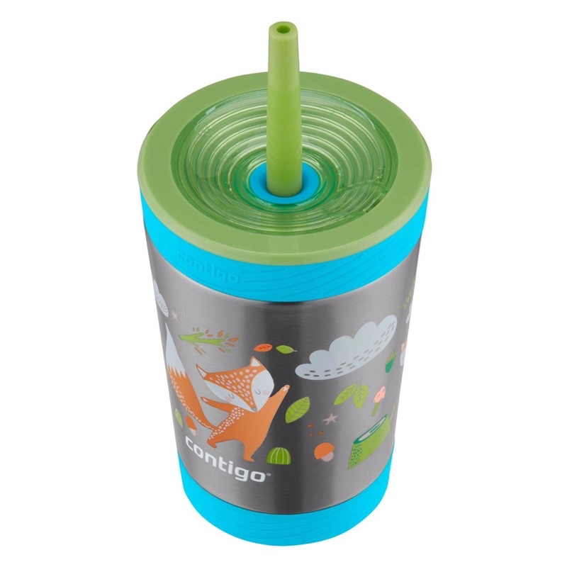 Contigo 12oz Stainless Steel Math Kids Spill-Proof Tumbler with