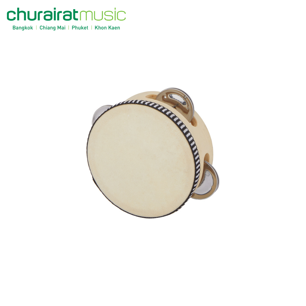 Custom Tambourine with Head เครื่องเคาะจังหวะ by Churairat Music