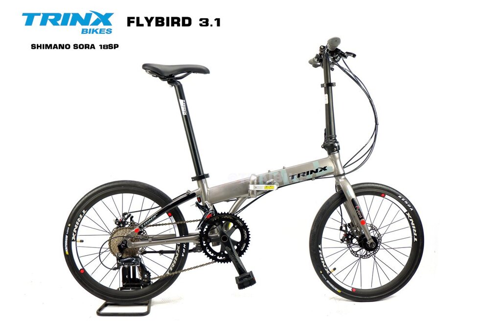 ส่งฟรี จักรยานพับได้ TRINX FLYBIRD 3.1 ล้อ 20(451) นิ้ว เกียร์ SHIMANO SORA 18 สปีด