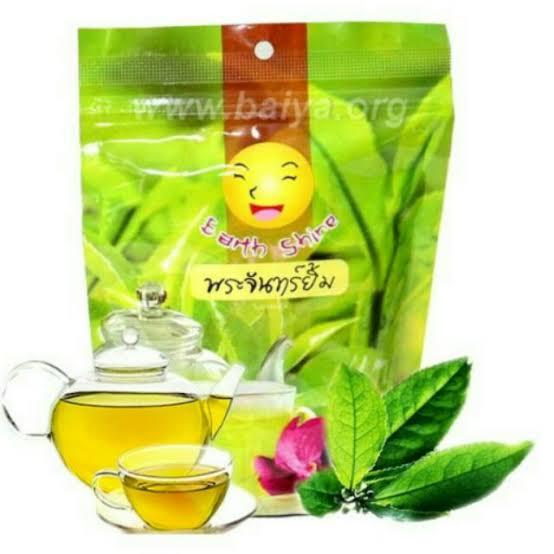 ชาสมุนไพร พระจันทร์ยิ้ม ดื่มเพื่อสุขภาพ ชาเขียวอัสสัมแท้100%
