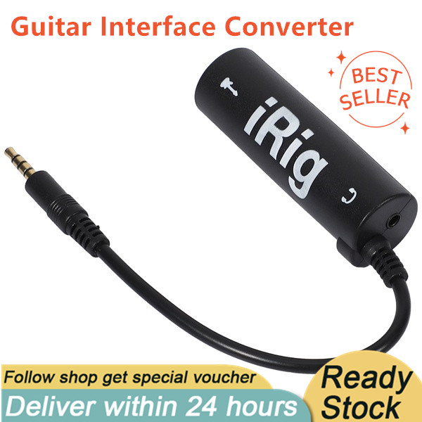 IRig เชื่อมต่อกีตาร์ Converter กีตาร์สำรองสำหรับโทรศัพท์/สำหรับ Ipad ใหม่