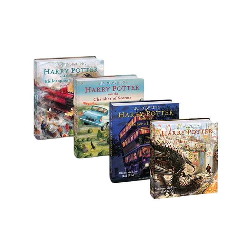 HARRY POTTER (BOOK 1-4) (ILLUSTRATED EDITION) (NO BOX) (UK VERSION)9788880013020