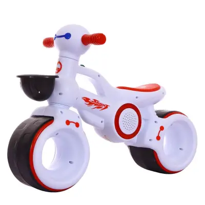 LazyChild Children's Music Light Car Balance Without Pedal Scooter Riding Walking Learning Scooter 1-3 Years Old Baby Toys