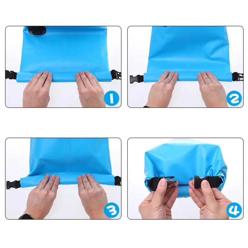 ภาพสินค้ามีให้เลือก 6 สี กระเป๋ากันน้ำ ถุงกันน้ำ ถุงทะเล Waterproof Bag Ocean Pack ความจุ 5 ลิตร/10 ลิตร/15 ลิตร/20 ลิตร จากร้าน simplelive บน Lazada ภาพที่ 6
