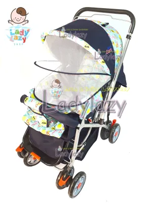 ladylazy baby stroller Adjust 3 levels color pink