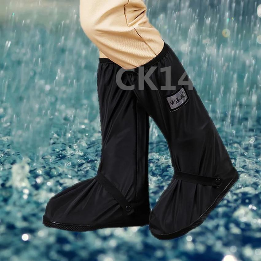 CK14 รองเท้าบูทกันน้ำ รองเท้ากันฝนกันน้ำเสื้อกันฝน ถุงคลุมรองเท้ากันน้ำ Rain Boots Rain Shoes Cover Waterproof