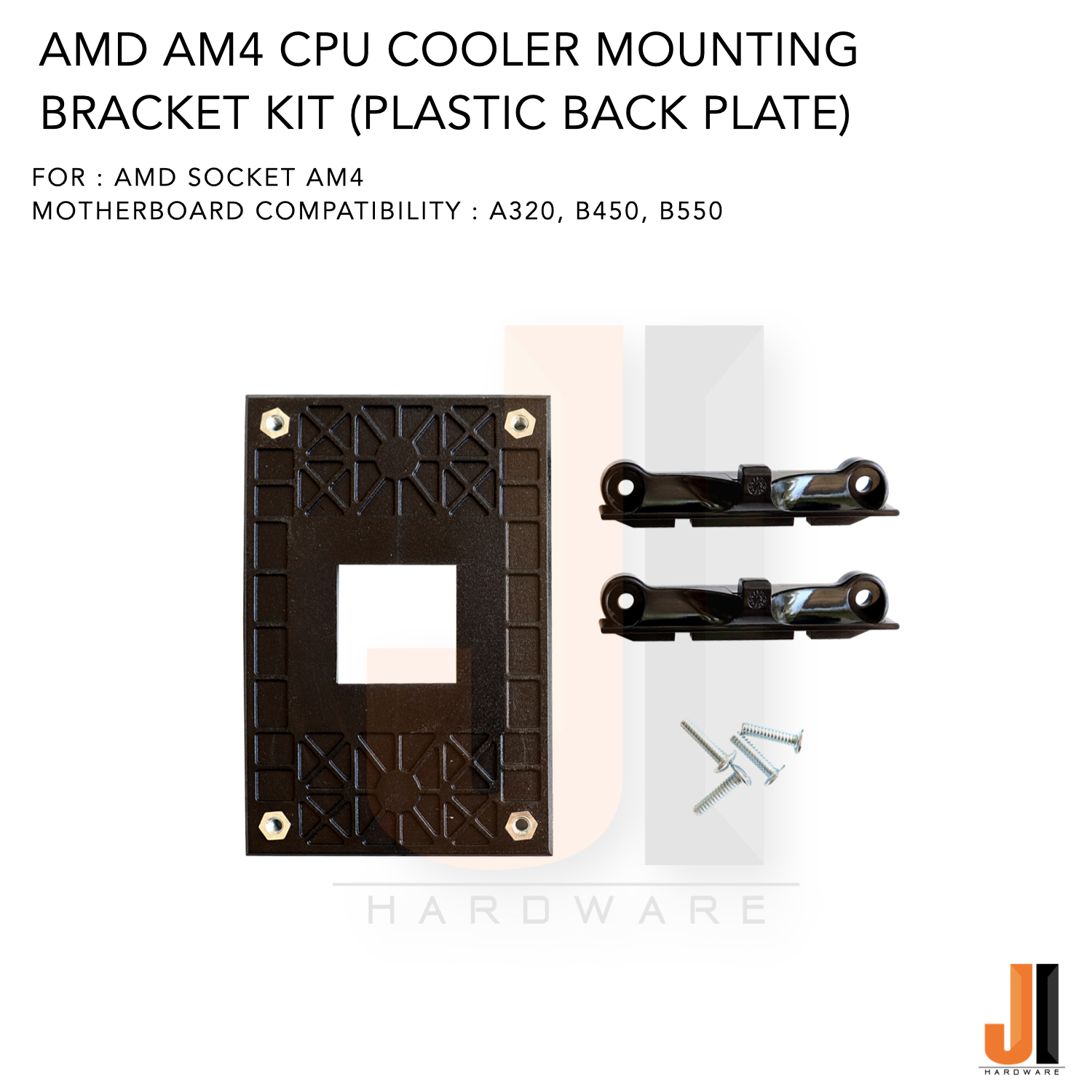 AMD AM4 CPU Cooler Mounting Bracket Kit (plastic Back plate