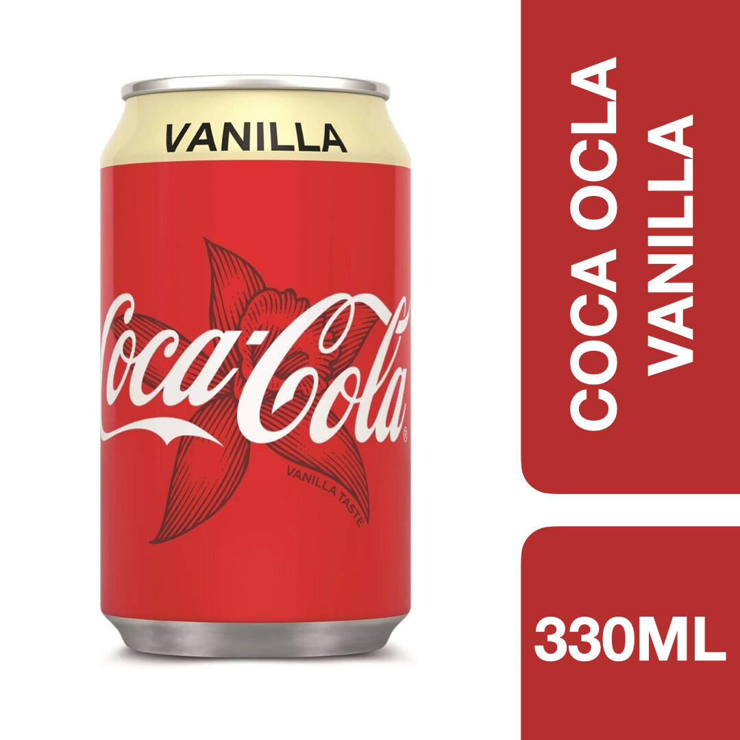 Coca-Cola Vanilla 330ml ++ โค้ก โคคา-โคล่า วานิลา 330 มล.