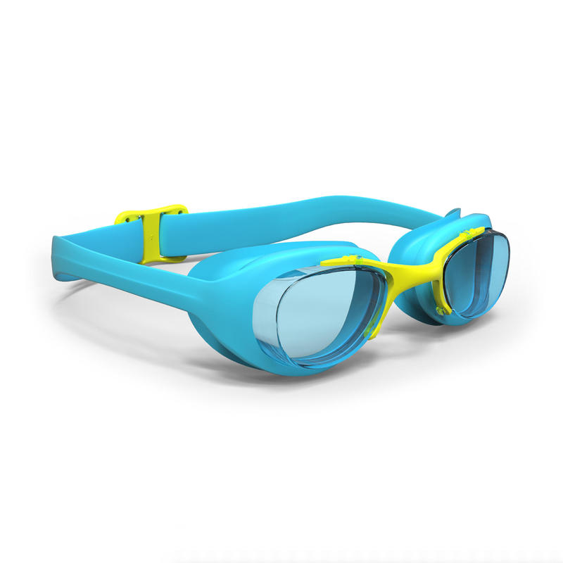 แว่นตาว่ายน้ำเด็ก แว่นตาว่ายน้ำ คุณภาพสูง  สีฟ้า  แว่น เด็ก กันน้ำเข้าดวงตาได้ดี