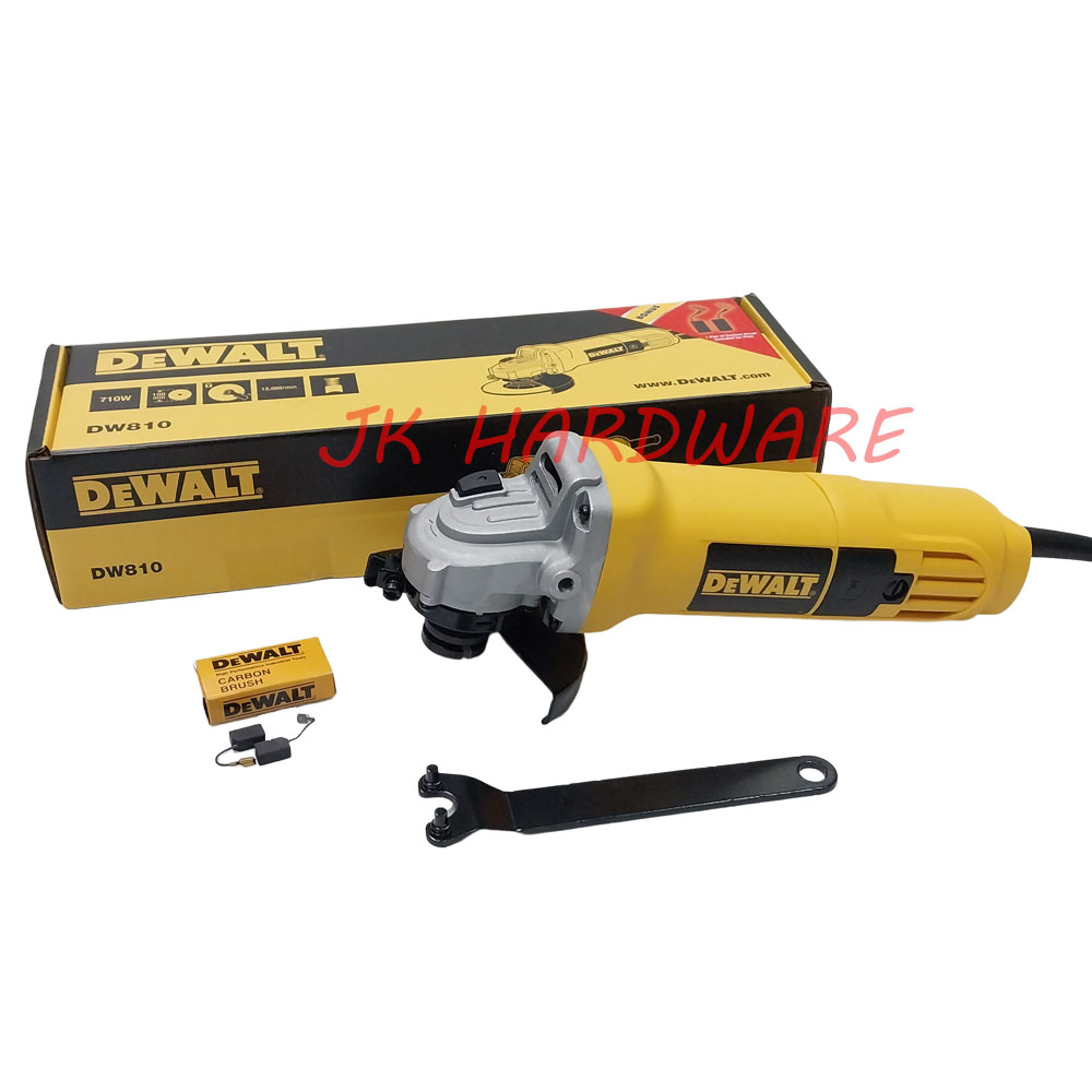 DEWALT DW810 เครื่องเจียร์ 4" (710วัตต์) ลูกหมู สวิทช์ท้าย - JK ...