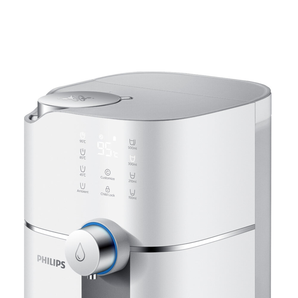 Philips water เครื่องกรองน้ำ ro ADD6910 ที่กรองน้ำ กรองน้ำประปา  เครื่องกรองน้ำดื่ม เครื่องปรับสภาพน้ำ ออสโมซิสผันกลับ ตู้กดน้ำ ไม่ต้องติดตั้ง ควบคุมอุณหภูมิอัจฉริ [รับประกัน 2 ปี]