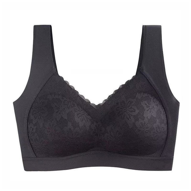 Meimingzi Seamless Thai Latex Bra Relieve Chest Pressure and Shoulder