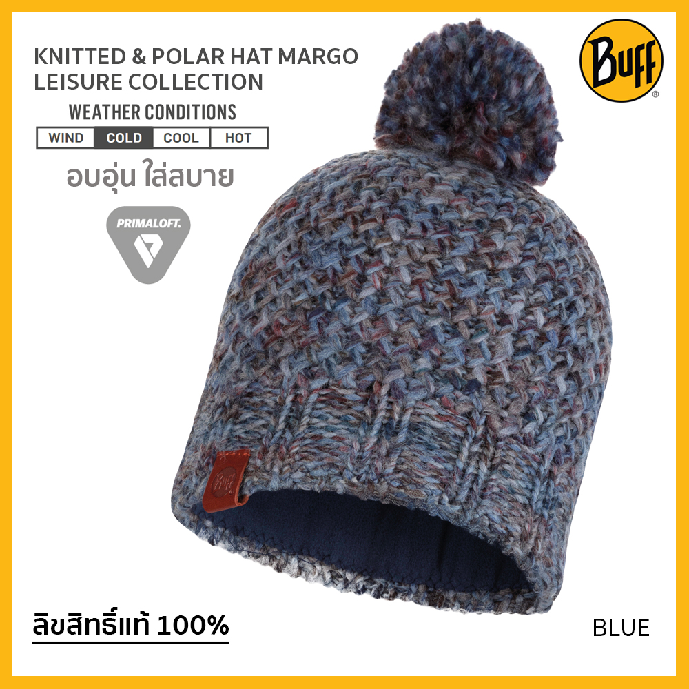 Buff Knitted & Polar Hat Margo หมวกกันหนาว ผ้าถักผสม polar fleece , Cold weather collection Buff ลิขสิทธิ์ของแท้ 100%