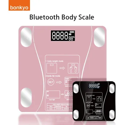 bonkyo เครื่องชั่งน้ำหนักดิจิตอล สมาร์ทบลูทูธ Body Fat BMI เครื่องชั่งน้ำหนัก