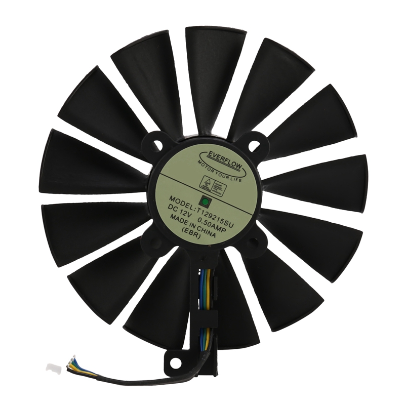 DC12V 95MM T129215SM Video Card Cooler Image Card Cooling Fan for ASUS