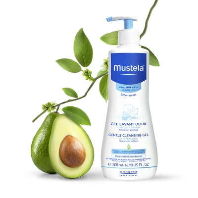 มัสเตล่า Mustela คลีนซิ่งเจลสำหรับเด็กที่ทำความสะอาดร่างกายเส้นผมและผิวหนัง Mustela gentle cleansing gel Hair and Body 500ml