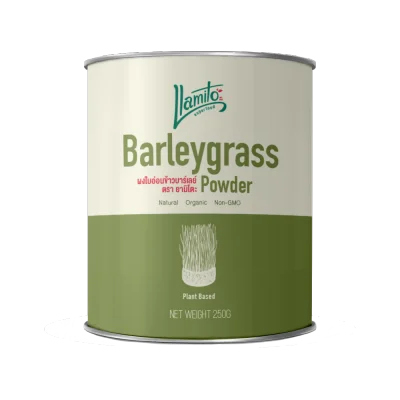 ผงใบอ่อนข้าวบาร์เลย์ (Barley Grass Powder) 250g ตรา llamito