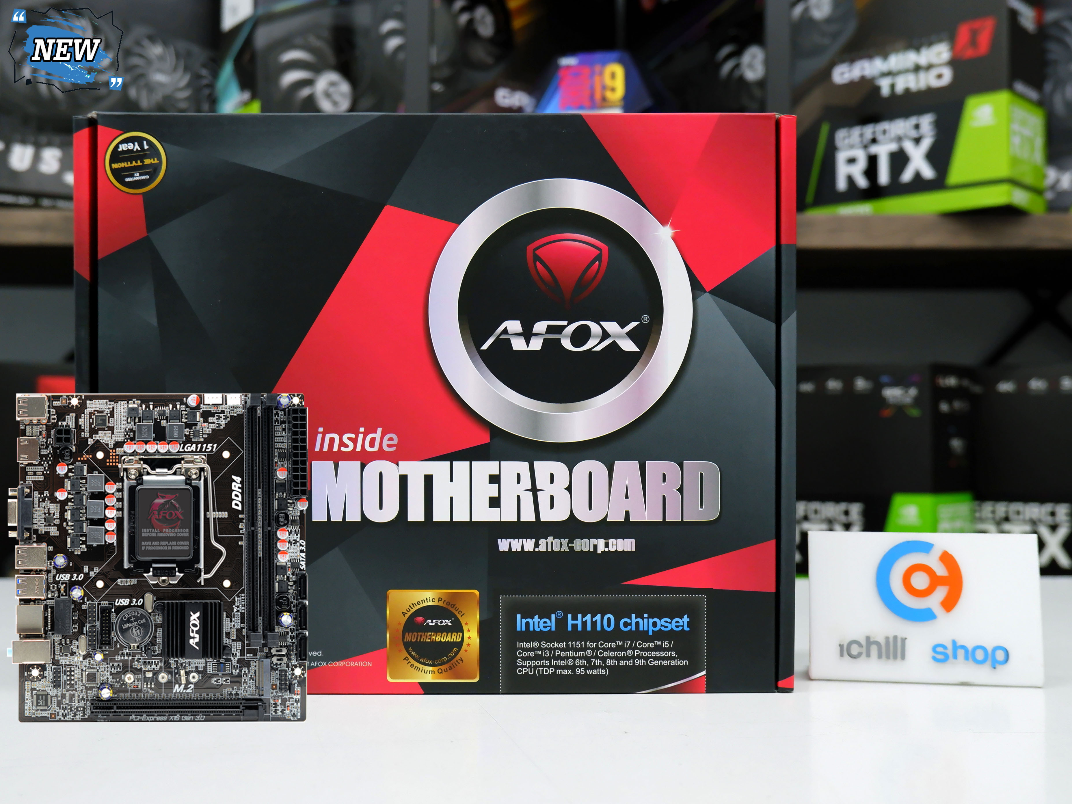 MAINBOARD (เมนบอร์ด) AFOX IH110D4-MA2-V2 (ของใหม่) P12287 | Lazada.co.th