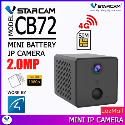 Vstarcam กล้องจิ๋วใส่ซิม SIM 4G ได้ MINI IP camera 4G รุ่น CB72 By.SHOP-Vstarcam