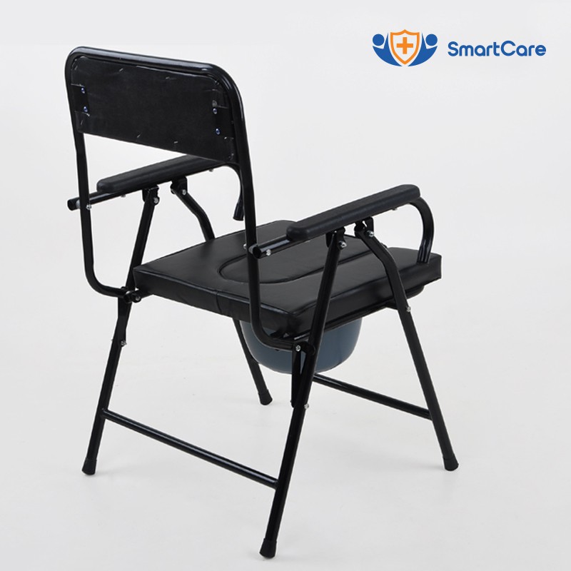 เก้าอี้นั่งถ่าย สุขภัณฑ์เคลื่อนที่ สุขาคนป่วย ส้วมผู้ป่วย ส้วมคนแก่ ส้วมเคลือนที่ พับเก็บได้ รุ่น AA213