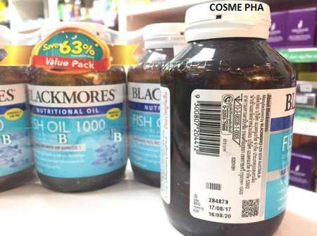 Blackmores Fish Oil 1000 mg บรรจุ 80 แคปซูล (ขวดกลาง) ดูแลหลอดเลือดหัวใจและสมอง