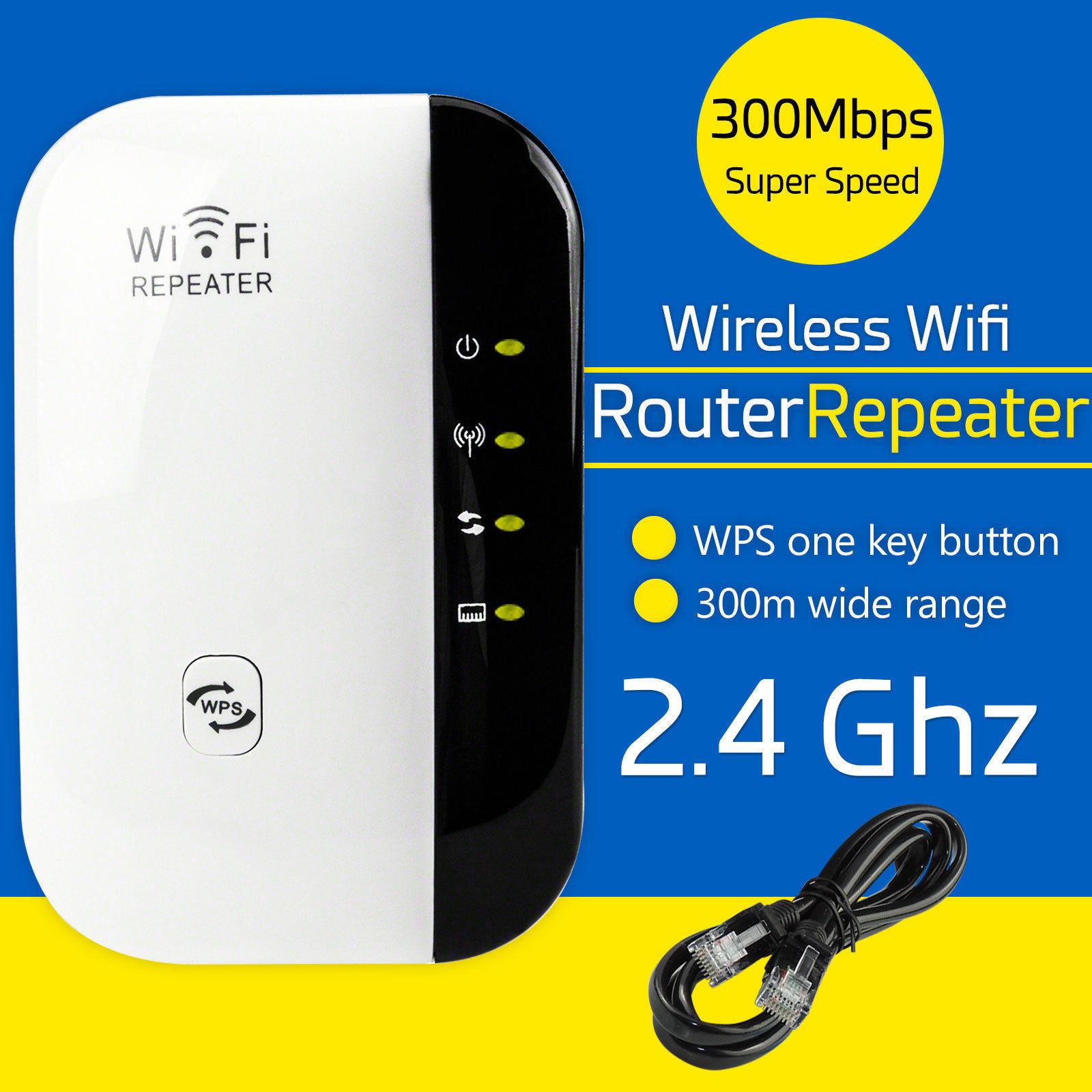 ใหม่ล่าสุด! ตัวรับสัญญาณ Wifi ตัวดูดเพิ่มความแรงสัญญาณไวเลส Wifi Repeater 2.4ghz 300mbps Wifi Repeater Wireless Range Extender Booster 802.11n/b/g Network For Ap Router (สีขาว). 