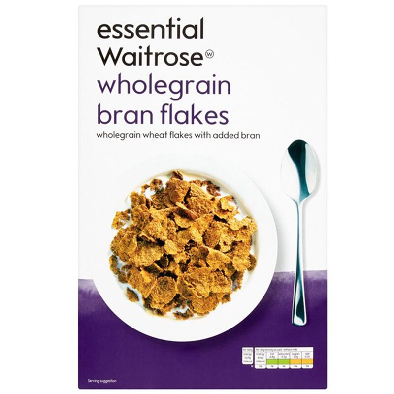 Waitrose Bran Flakes 750g. Cereal Breakfast cereals Free Shipping
