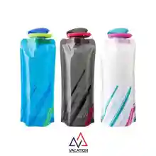 ภาพขนาดย่อของภาพหน้าปกสินค้าVACATION 700 ml Travel Portable Collapsible Folding Water Bottle Kettle Cup for Travel Accessories foldable bottle จากร้าน VACATION บน Lazada ภาพที่ 1