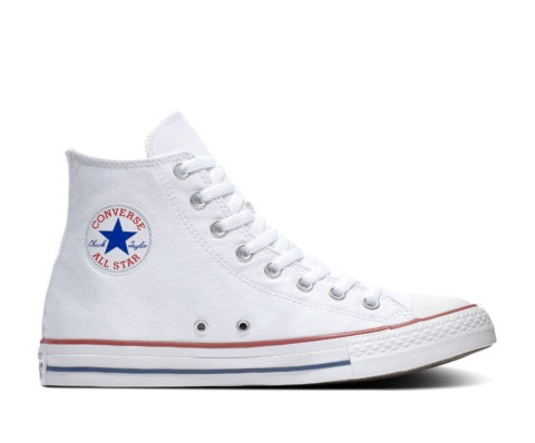 [ส่งฟรี ส่งเร็ว 1-3 วัน ] CONVERSE CHUCK TAYLOR ALL STAR HI TOP OPTICAL WHITE รองเท้าผ้าใบ  