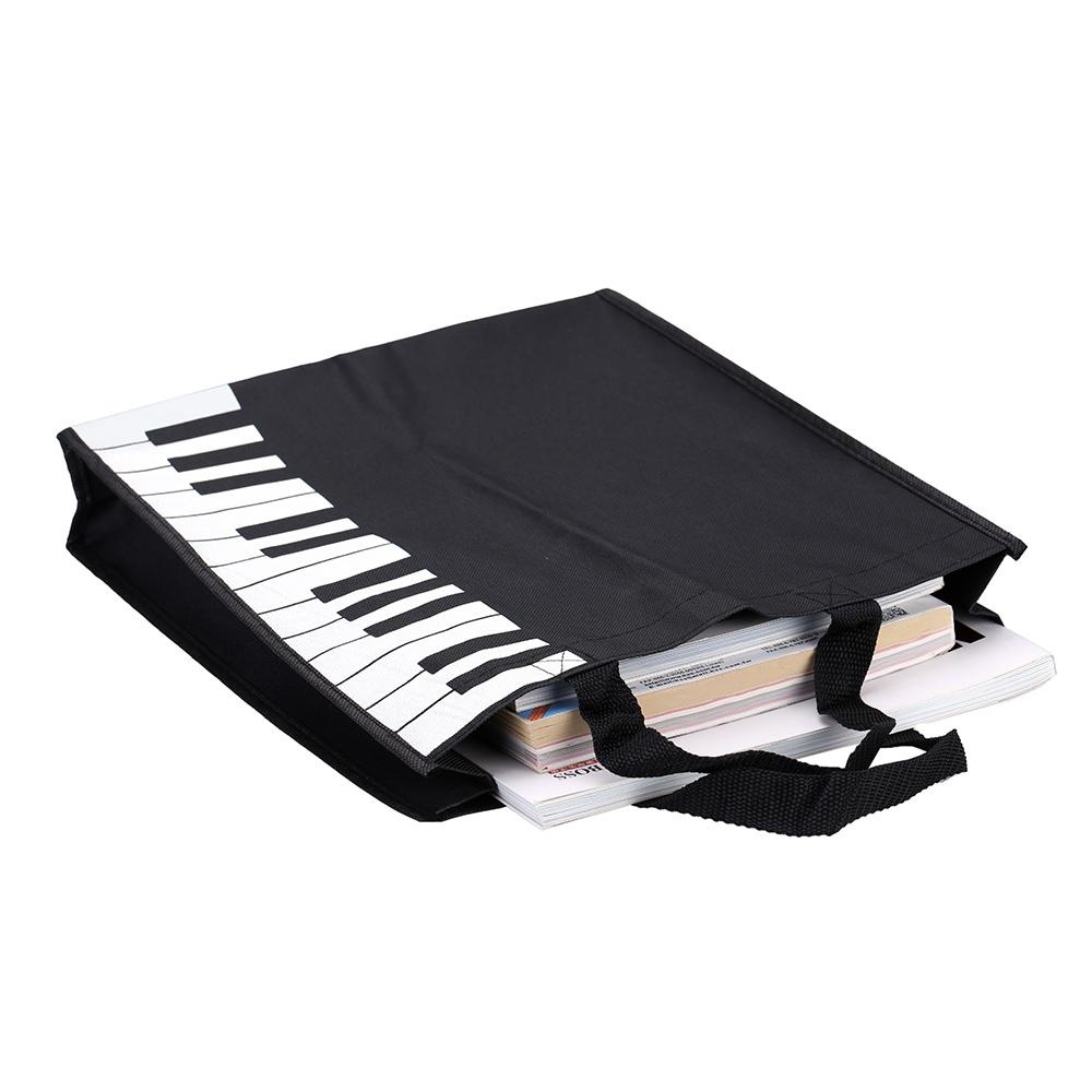 Okoogee คีย์เปียโนกระเป๋าถือดนตรีกระเป๋าช้อปปิงของขวัญ